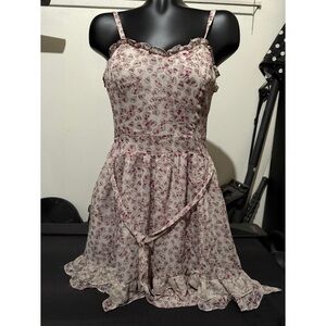 Skull Tripp NYC Ruffle Summer Lace Dress